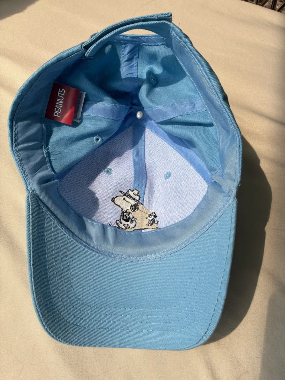 Light Blue Snoopy & Woodstock Baseball Cap